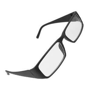   Black Frame Arms Full Rim Clear Lens Plano Eyeglasses 