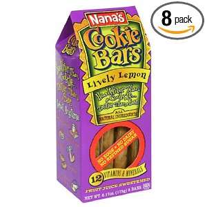 Nanas Lively Lemon Cookie Bars, Case of Grocery & Gourmet Food