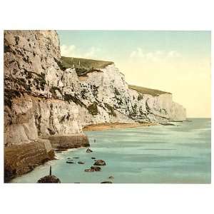  Photochrom Reprint of The Cliffs, Dover, England