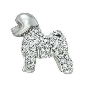  Bichon Frise Charm #2   Sterling Jewelry