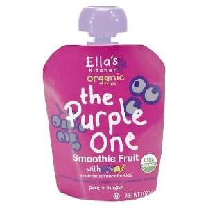 Smoothie Fruit Organic Baby Food   Purple One   blend of black currant 