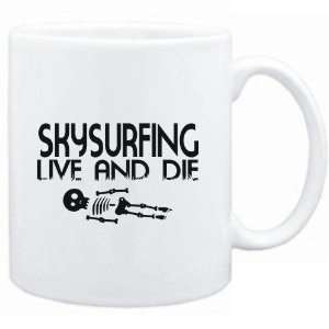  Mug White  Skysurfing  LIVE AND DIE  Sports Sports 