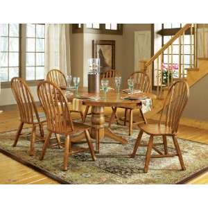  Steve Silver Company Skoal Dining Table with 24 Leaf 