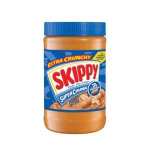 Skippy Peanut Butter, Super Chunk, 40 Ounce  Grocery 