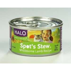  HALO Spots Stew for Cats Wholesome Lamb Recipe, 3.5 oz 