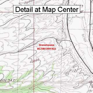  USGS Topographic Quadrangle Map   Stonehouse, Nevada 