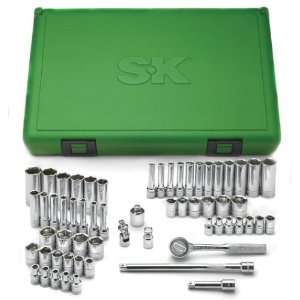 SK 91860 1/4 inch Drive 60 Piece 6 Point Socket Super Set