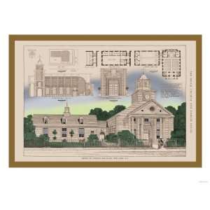  The Hudson and Kline Church Giclee Poster Print, 24x18 