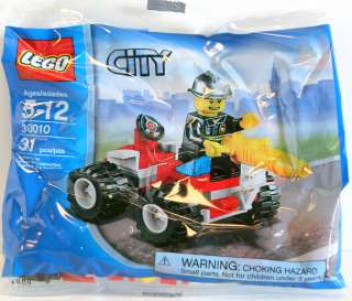 LEGO City Fire Chief Minifigure & Truck Polybag 30010  