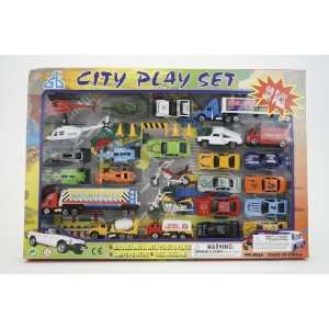  32 Piece Die Cast Metal, Matchbox Car Play Set City 