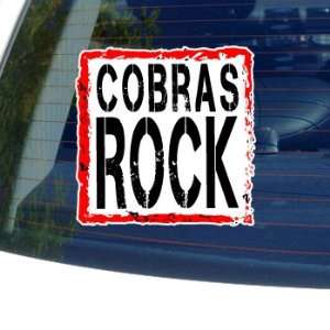  Cobras Rock   Window Bumper Laptop Sticker Automotive
