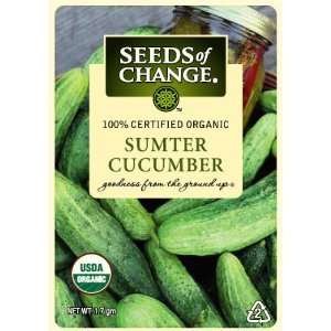   Change 06076 Certified Organic Sumter Cucumber Patio, Lawn & Garden
