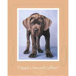  I Need A Second Coffee by Rachael Hale. Size 8.00 X 10.00 