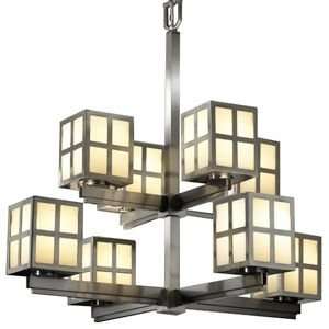   Chandelier by Justice Design Group   R131863, Finish Antique Brass