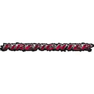  Firefighter Tailgate / Windshield Decal with Inferno Pink 