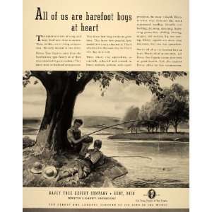   Expert Company Boys Fishing Hole   Original Print Ad