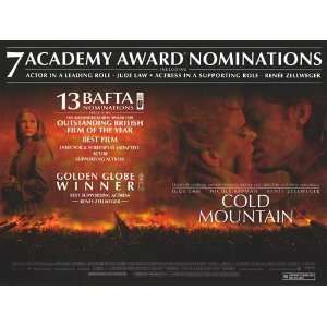Cold Mountain (British Quad Movie Poster)