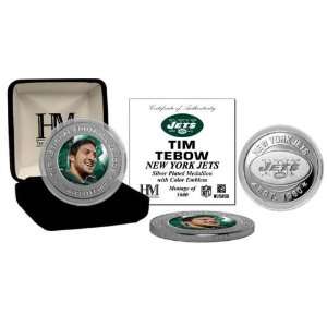  Tim Tebow New York Jets Silver Coin