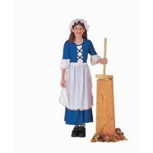  Colonial Girl Child Halloween Costume Size 12 14 Large 