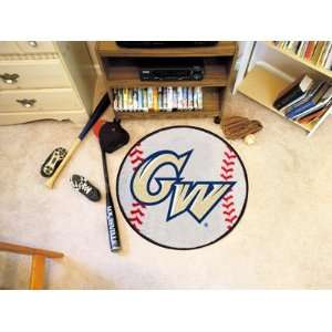  George Washington Colonials NCAA Baseball Round Floor 
