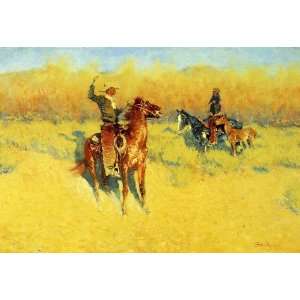 oil paintings   Frederic Remington   24 x 16 inches   The Long Horn 