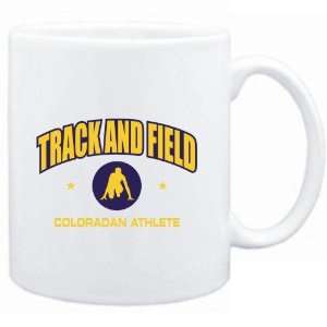  Mug White  Track & Field   Coloradan Athlete  Usa States 