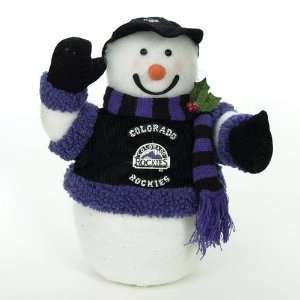  BSS   Colorado Rockies MLB Fiber Optic Light Up Snowman 