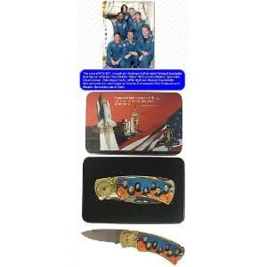  Memorial   Space Shuttle Columbia Crew Knife Sports 