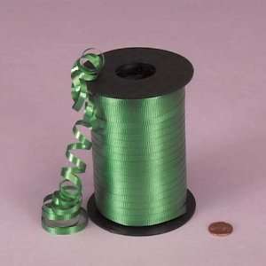  Wholesale 500 Yard Spool of 3/16 Emerald Green Curling Ribbon 