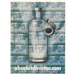   2001 Absolutdirector Absolut Vodka Bottle Print Ad