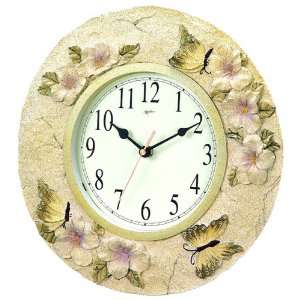  Vintage Tuscan Morning Glory& Birds clock[1004HB4]