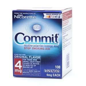  Nicorette, Commit 4mg, 108 Pieces, Original Health 