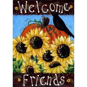  Toland Home Garden 102536 Welcome Friends House Flag 