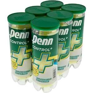  Penn CONTROL+(GREEN) 6 CANS Penn Tennis Balls Sports 