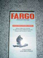 Fargo (1996, VHS) Coen bros. LETTERBOXED / WIDESCREEN 780063869331 