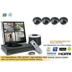   Security Camera System with Internet and Cell Phone Viewing (CSP 4PROD