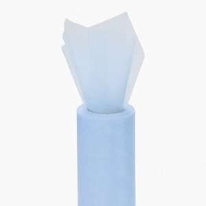Light Blue Tulle Roll   Party Decorations & Gossamer, Pillows & Tulle