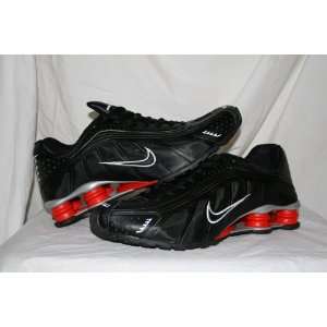  Nike Shox R4 Black/White/Red Men Size 11 Sports 