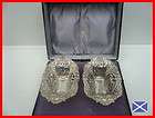 Cased Silver Pierced Work Baskets W&H HM Sheff 1902