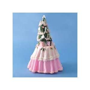  Miniature Pink Christmas Tree Table sold at Miniatures 