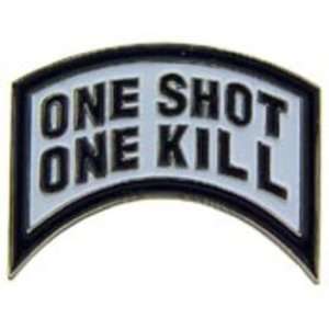  One Shot One Kill Pin 1 Arts, Crafts & Sewing
