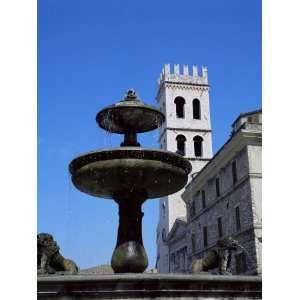  Piazza Del Comune with Fountain and Temple of Menerva, Now 