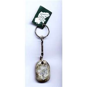 Connemara Marble Lucky Stone Keychain 