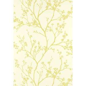  Twiggy Soft Chartreuse by F Schumacher Wallpaper