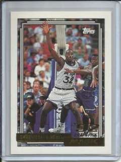 Shaquille ONeal 92/93 Topps Gold Rookie #362  