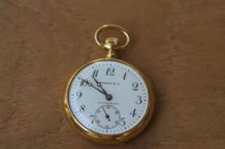 ANTIQUE 1910 18K GOLD TIFFANY REPEATER PENDENT POCKET WATCH working 