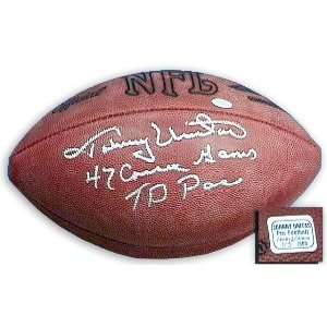 Johnny Unitas Signed LE Official Football Sports 