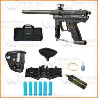   Extreme Rage ER3 Paintball Marker Gun Combo with GxG Bag Case   Black