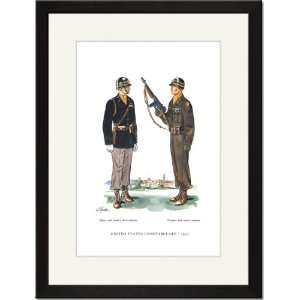   /Matted Print 17x23, United States Constabulary, 1950