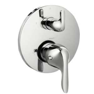   Brushed Nickel E Thermostatic Trim with Volume Cont